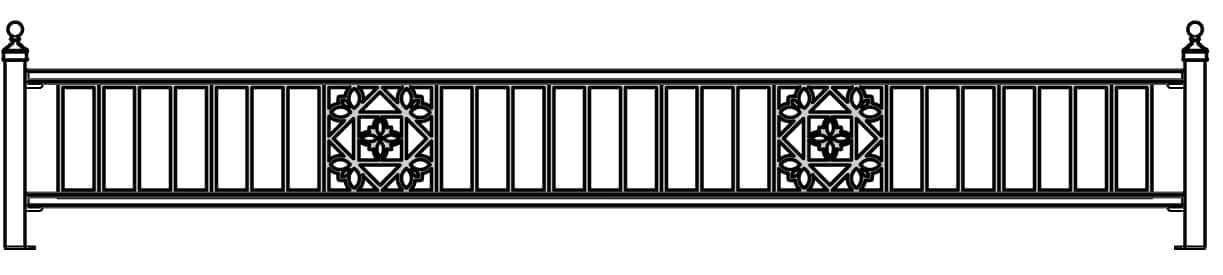 10'0" Guards / Sections - Curb Allure